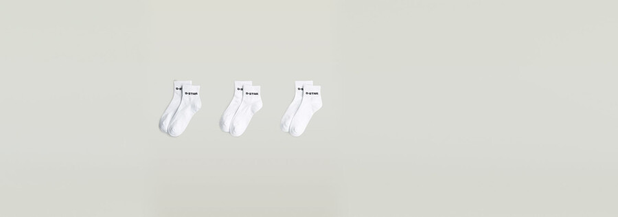 calcetines cortos con logotipo paquete de 3
