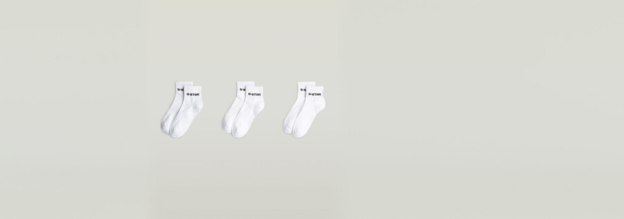 calcetines cortos con logotipo paquete de 3