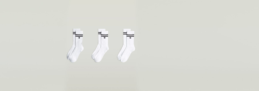 calcetines a rayas paquete de 3