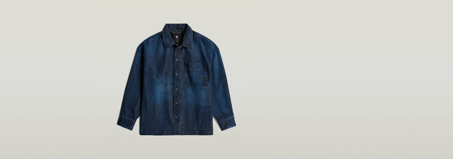 camisa de corte cuadrado