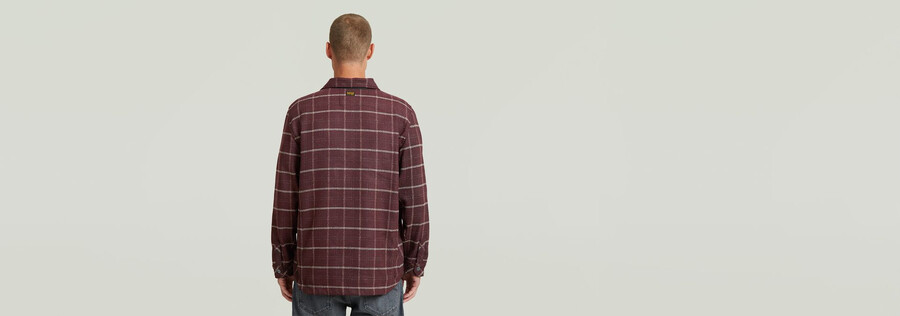 camisa regular con cremallera