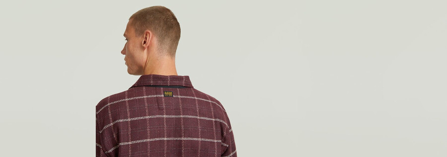 camisa regular con cremallera