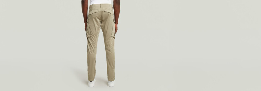 pantalones cónicos regulares con cremallera 3d de rovic