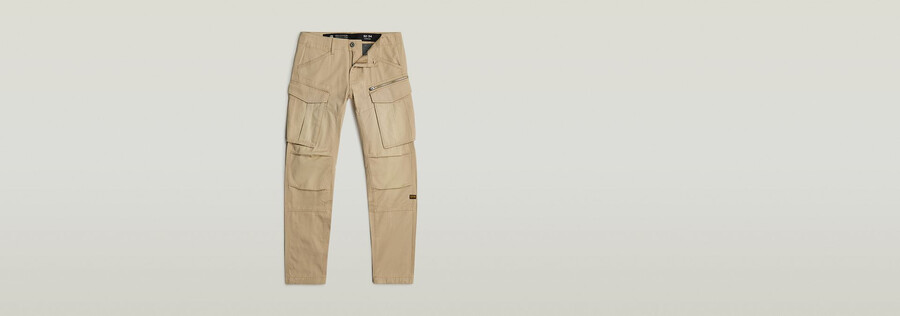 pantalones cónicos regulares con cremallera 3d de rovic