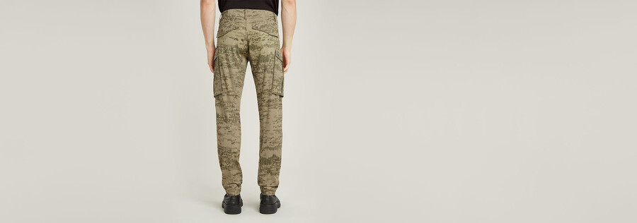 pantalones cónicos regulares con cremallera 3d de rovic