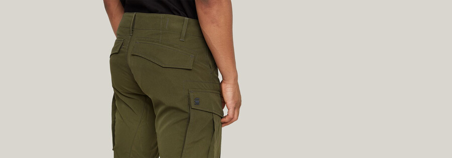 pantalones cónicos regulares con cremallera 3d de rovic