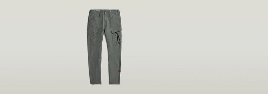 pantalones cargo ajustados 3d con bolsillo y cremallera