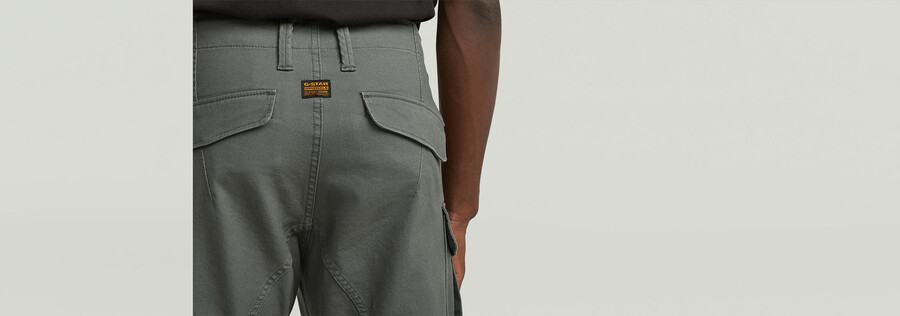 pantalones cargo ajustados 3d con bolsillo y cremallera