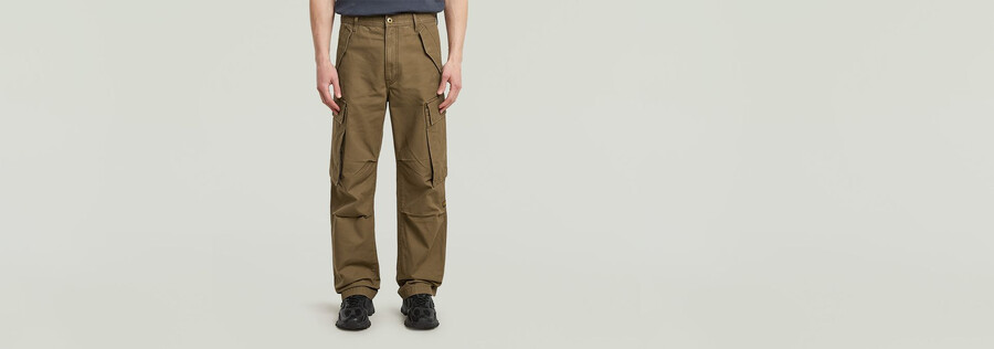 pantalones cargo rectos regulares r-3n