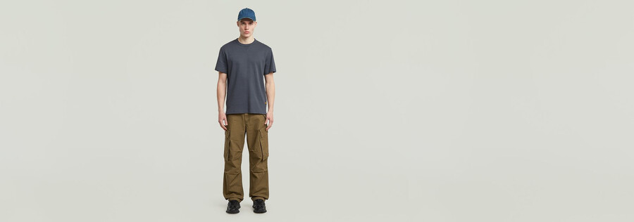 pantalones cargo rectos regulares r-3n