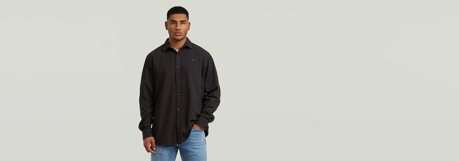 camisa regular limpia