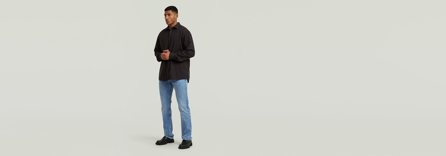 camisa regular limpia
