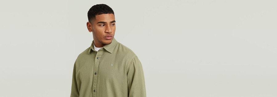 camisa regular limpia