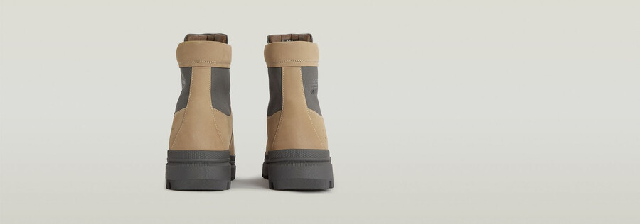 botas de media caña con encaje arron