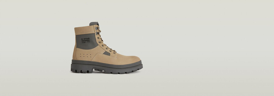 botas de media caña con encaje arron