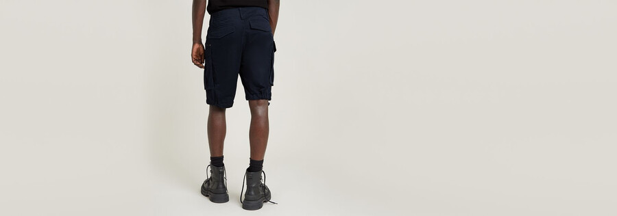 pantalones cortos relajados con cremallera rovic