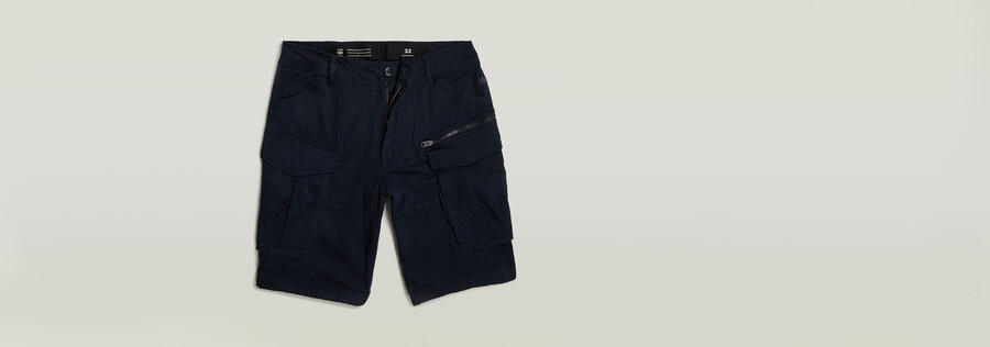 pantalones cortos relajados con cremallera rovic