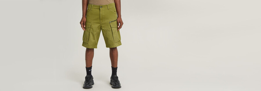 pantalones cortos relajados con cremallera rovic
