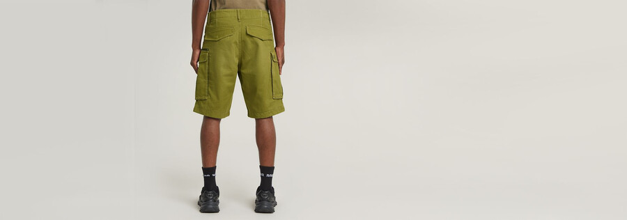 pantalones cortos relajados con cremallera rovic