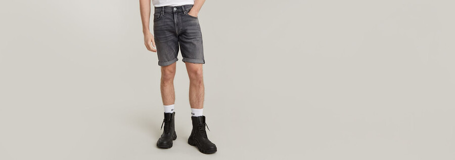 3301 pantalones cortos vaqueros ajustados