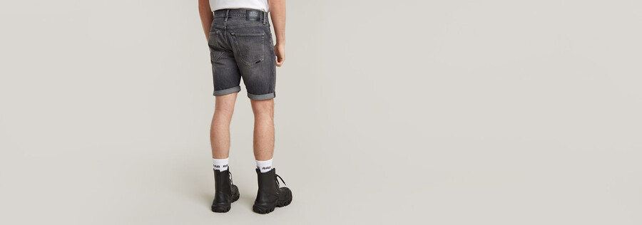 3301 pantalones cortos vaqueros ajustados