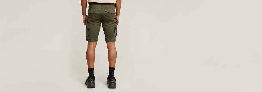 pantalones cortos regulares con cremallera rovic