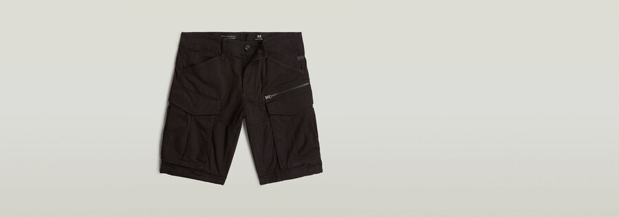pantalones cortos regulares con cremallera rovic