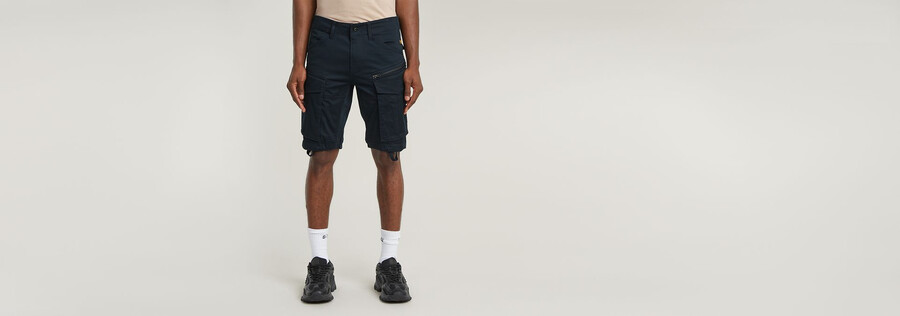 pantalones cortos regulares con cremallera rovic