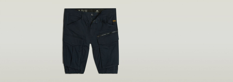 pantalones cortos regulares con cremallera rovic