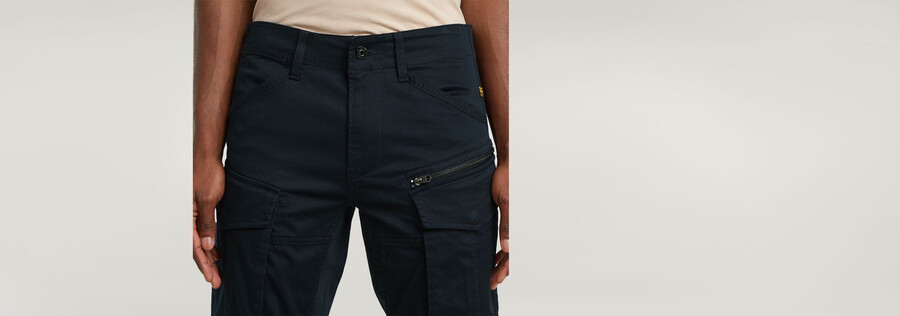 pantalones cortos regulares con cremallera rovic