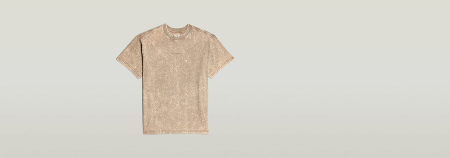 camiseta holgada lavada