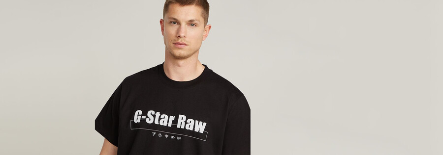 camiseta holgada con estampado de símbolos