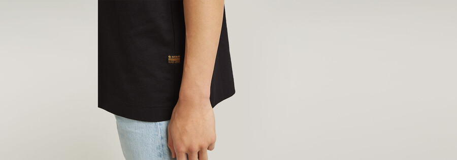 camiseta holgada con gráfico de escaleras