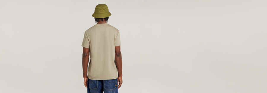 camiseta de bolsillo con camuflaje tejido shadow