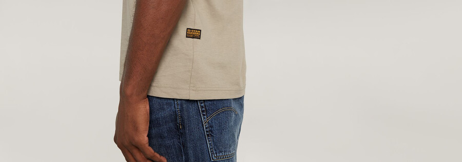 camiseta de bolsillo con camuflaje tejido shadow