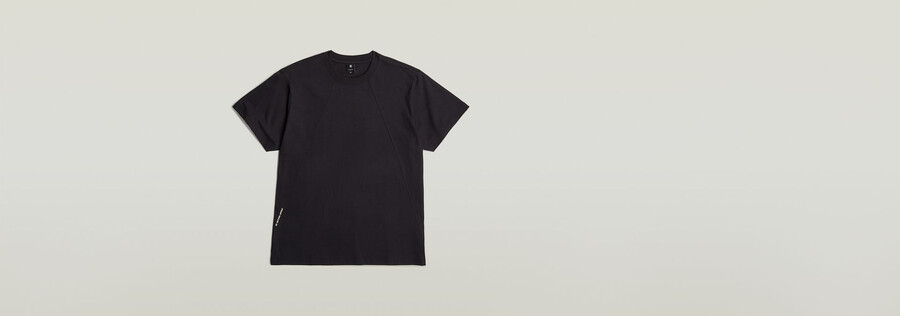 camiseta holgada con detalle de costura