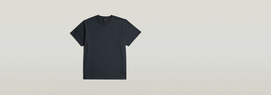 camiseta holgada con detalle de costura