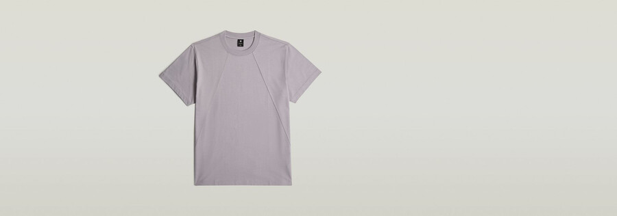 camiseta holgada con detalle de costura