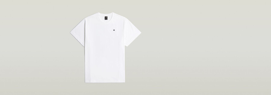 camiseta holgada con estampado fotográfico en la espalda