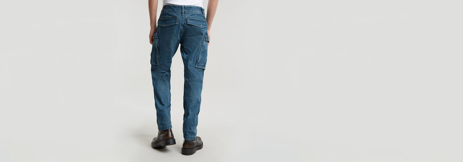 rovic zip regular tapered denim