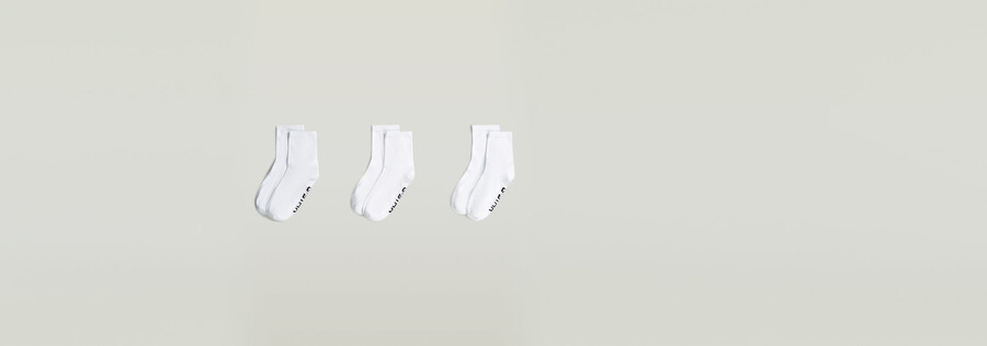 paquete de 3 calcetines tobilleros