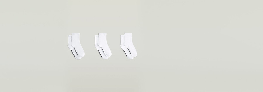 paquete de 3 calcetines tobilleros