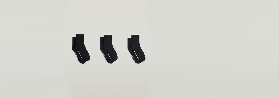 paquete de 3 calcetines tobilleros