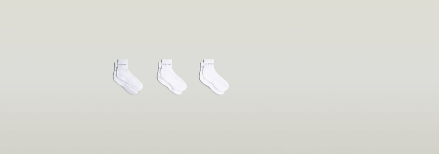 paquete de 3 calcetines tobilleros