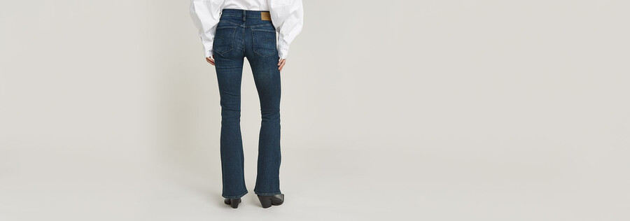 3301 vaqueros acampanados