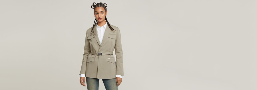 blazer de bolsillo