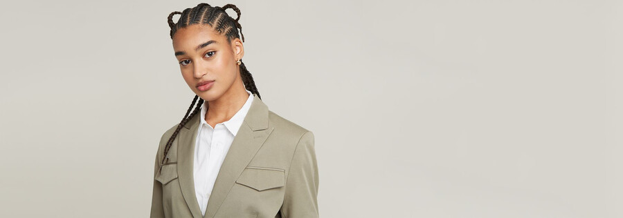 blazer de bolsillo
