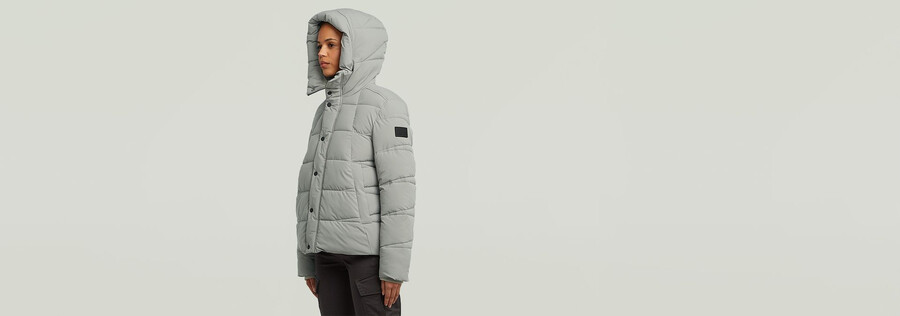 chaqueta acolchada corta whistler