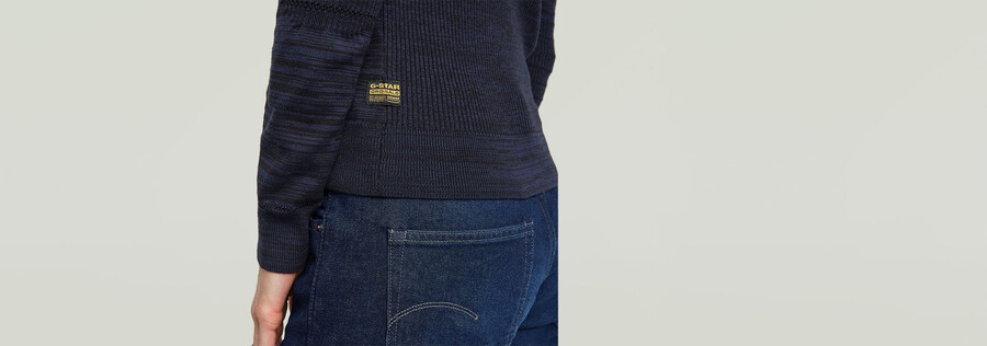 chaqueta de punto 3d biker knit slim con cremallera completa