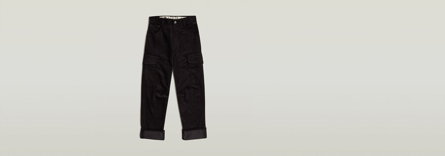pantalones cargo con cordón 3d boyfriend